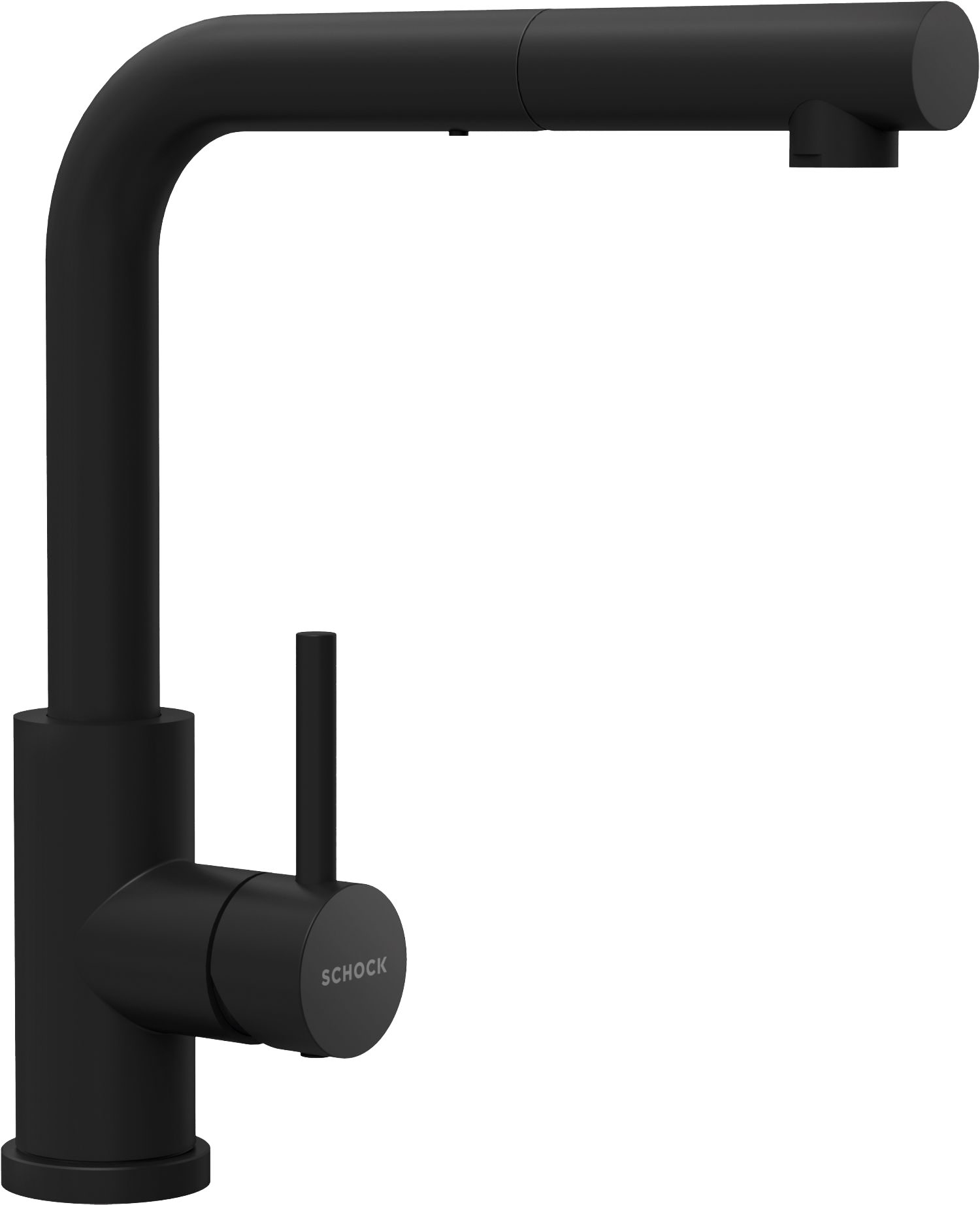 СМЕСИТЕЛ SCHOCK Kantus Pull-out Black
