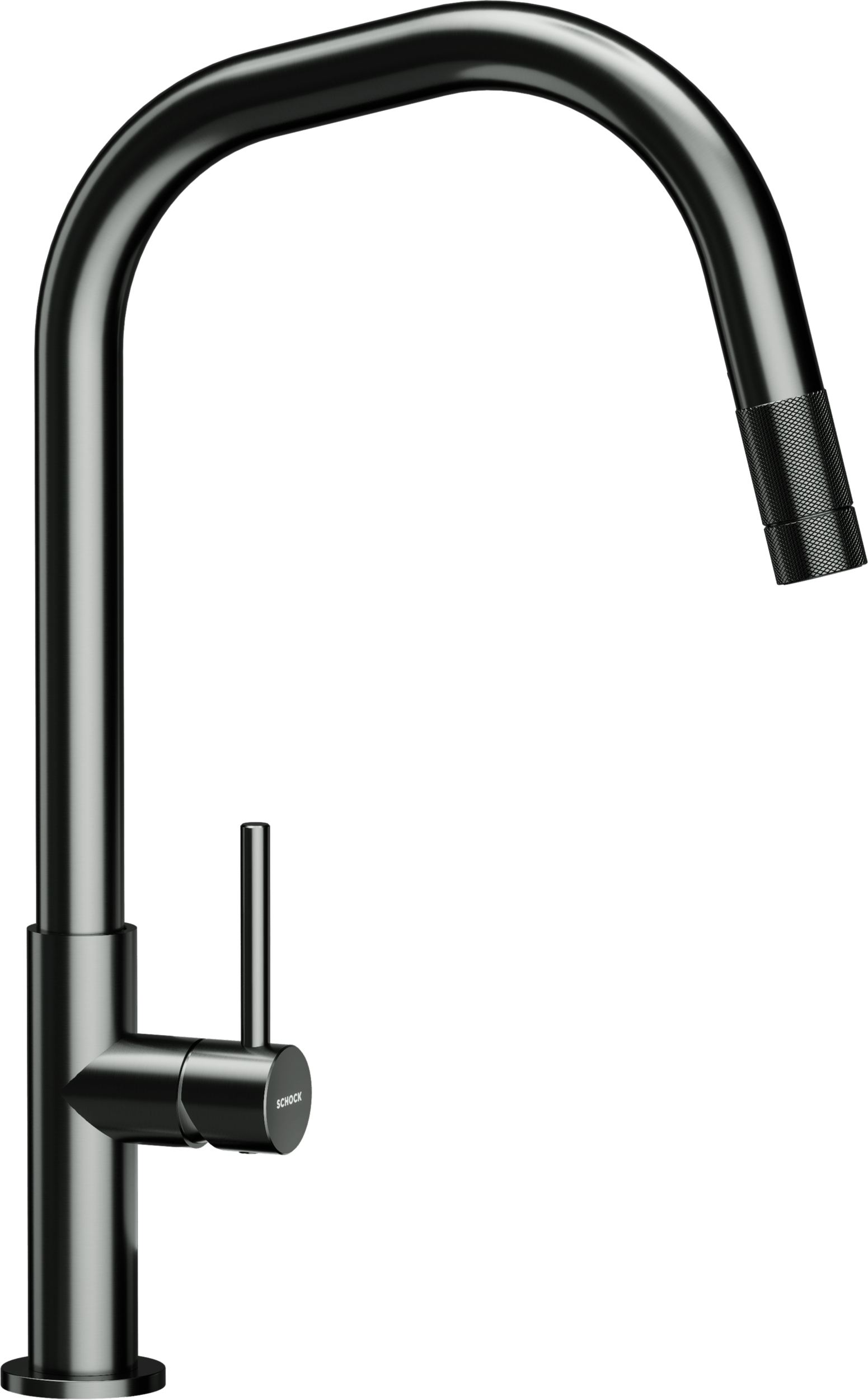 СМЕСИТЕЛ SCHOCK TALINOS PULL OUT GUN METAL BRUSHED