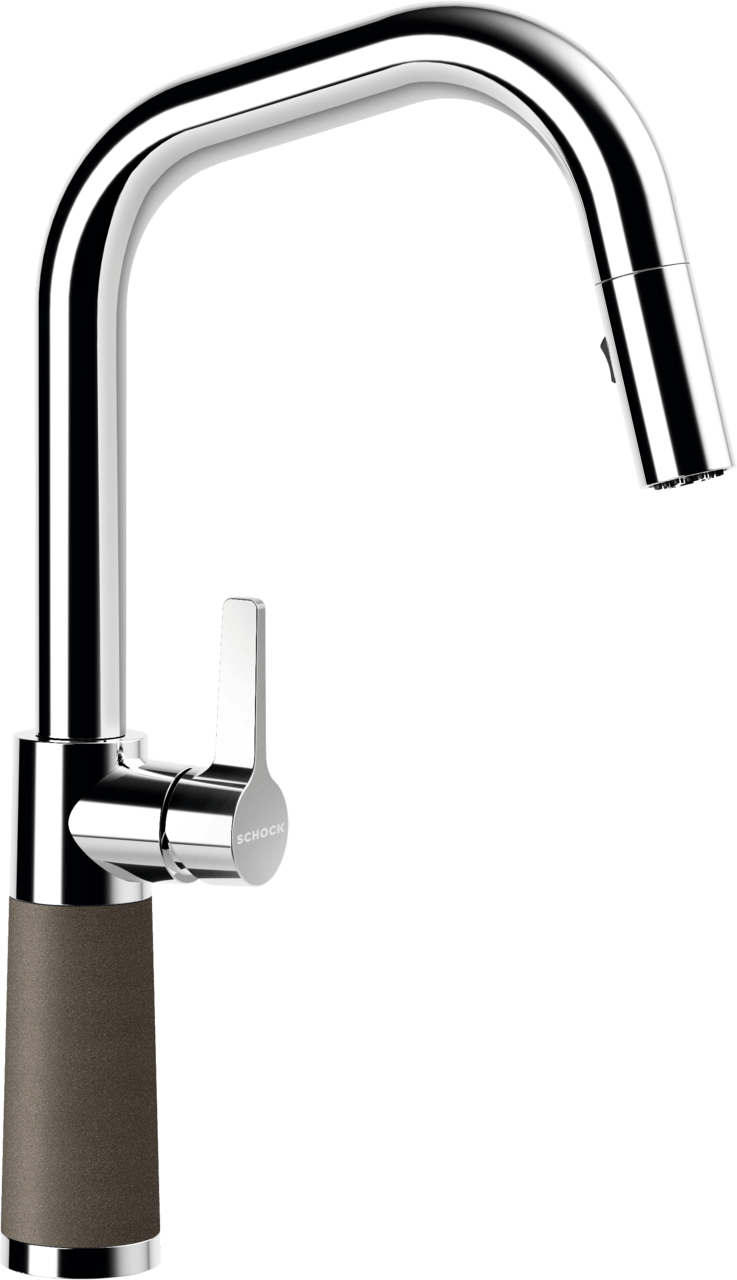 СМЕСИТЕЛ SCHOCK SC 530 Pull-out Bronze (87)