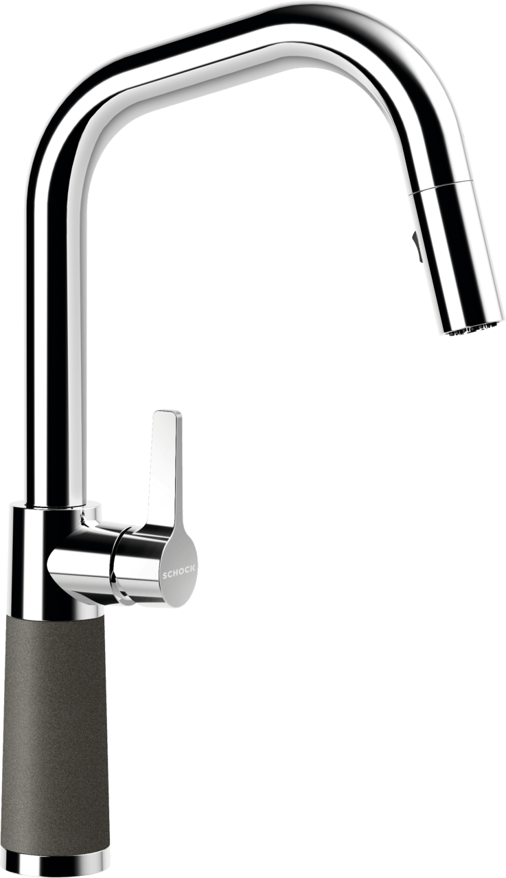 СМЕСИТЕЛ SCHOCK SC 530 Pull-out Carbonium (90)