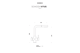 СМЕСИТЕЛ SCHOCK Vitus Pull Out White Gold 