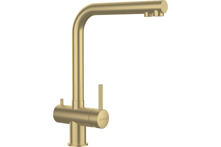 СМЕСИТЕЛ SCHOCK Vitus Fix White Gold 