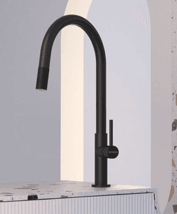 СМЕСИТЕЛ SCHOCK TALIA PULL OUT BLACK